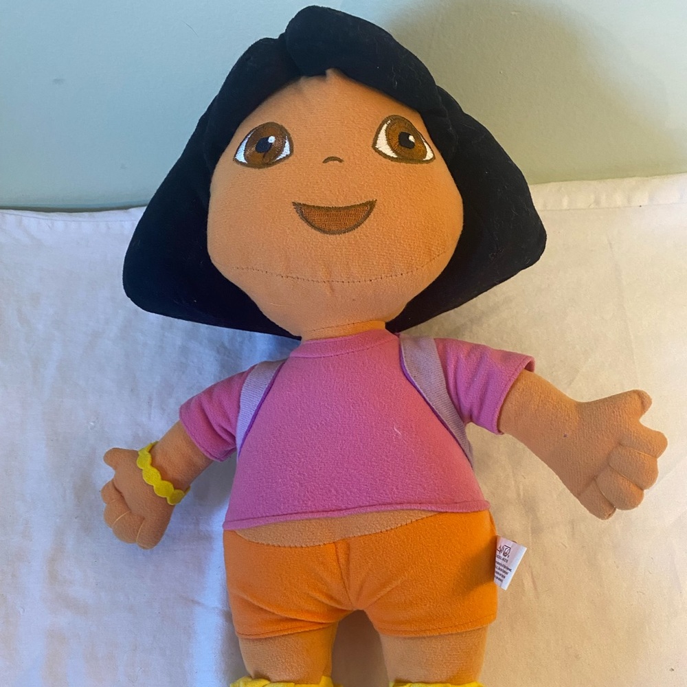 DORA the EXPLORER plush Nickelodeon 15” Nanco 2002 Viacom Backpack